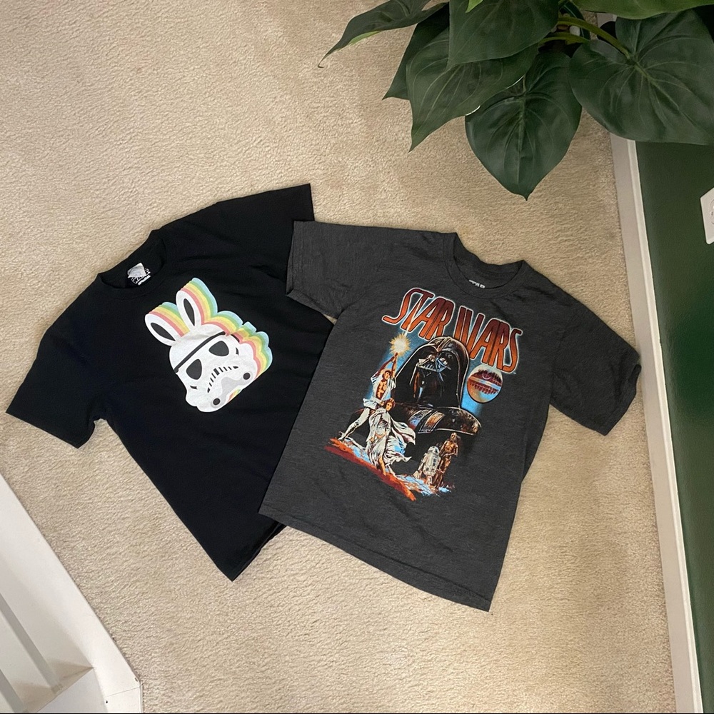Star Wars boys 10/12 shirts